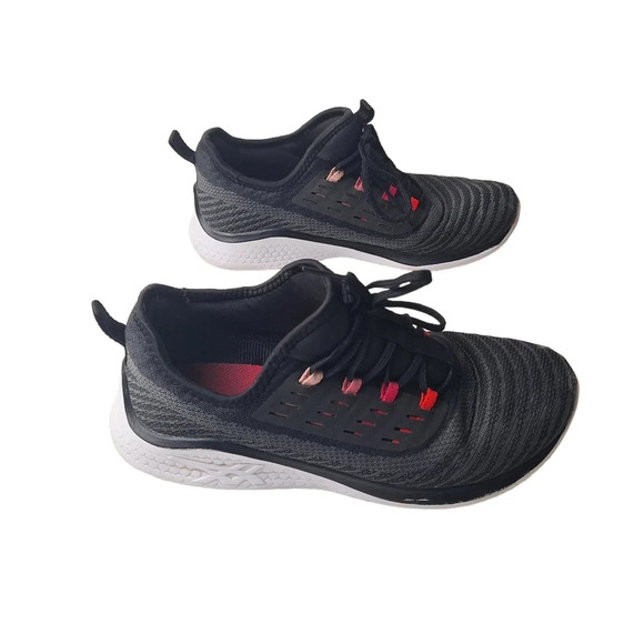 Asics Fuzetora Twist Black Frosted Rose Running‎ Shoes Womens Size 8.5 - Picture 2 of 13